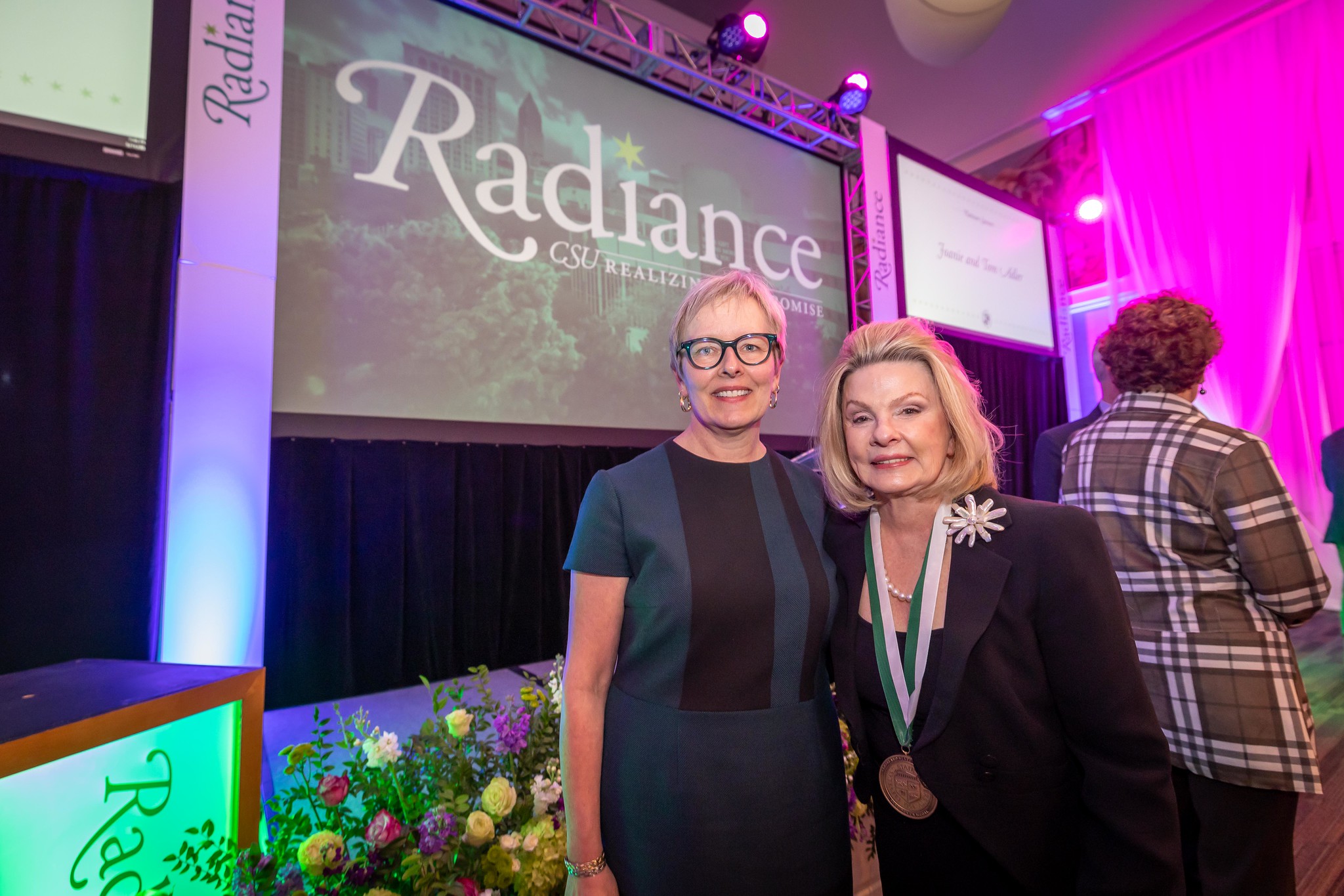 On May 11, after three years, Radiance, Cleveland State Universitys premier fundraising event, returned to the campus ballroom to celebrate over $3 million raised in support for student scholarships, programs, services and more. During the event, attende