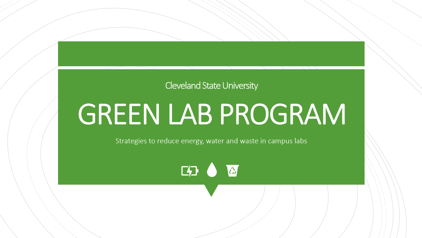 Green Lab training module