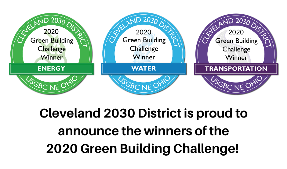 Green Building Challenge 2020 winner seals