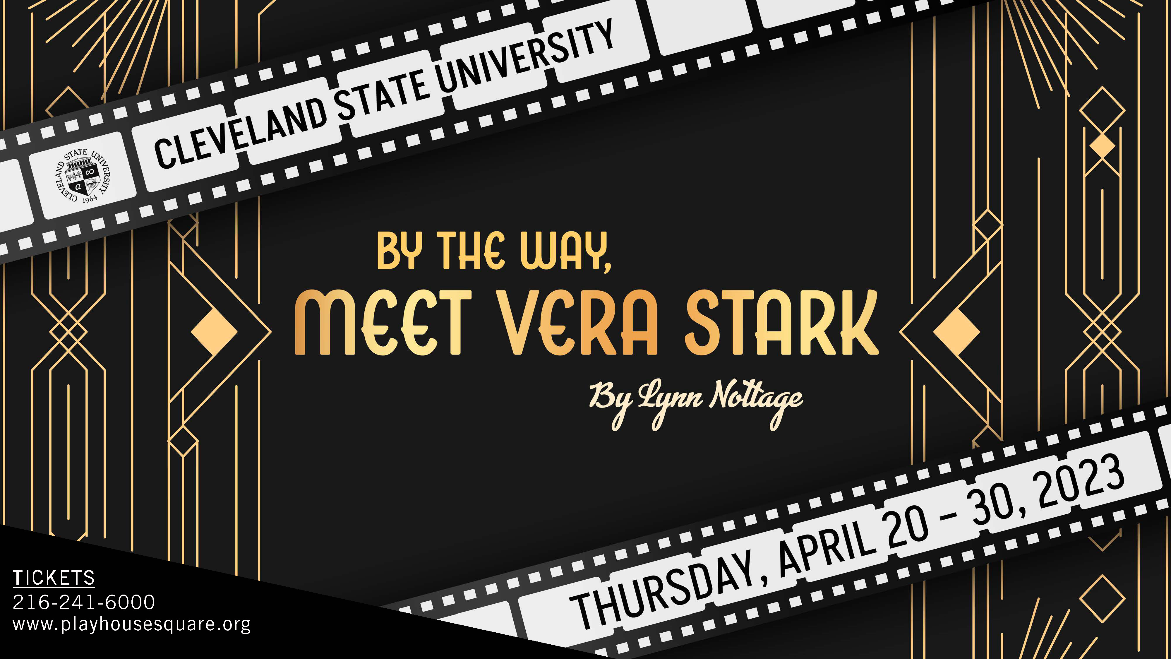 1930s movie glamour with Lynn Nottages comedy By the Way, Meet Vera Stark at Playhouse Square