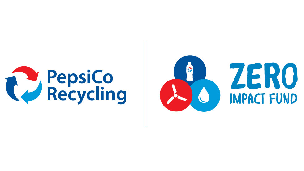 Logo of Pepsi Company Recycling and Pepsi's Zero Impact Fund