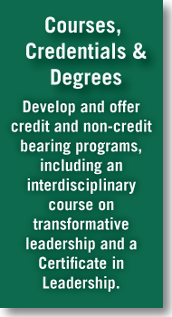 Courses, Credentials and Degrees