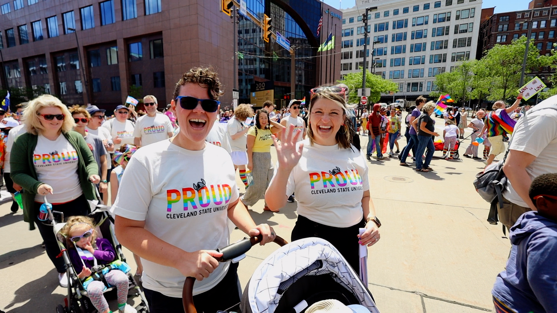 CSU Joins Thousands of Revelers at Pride in the CLE 2022