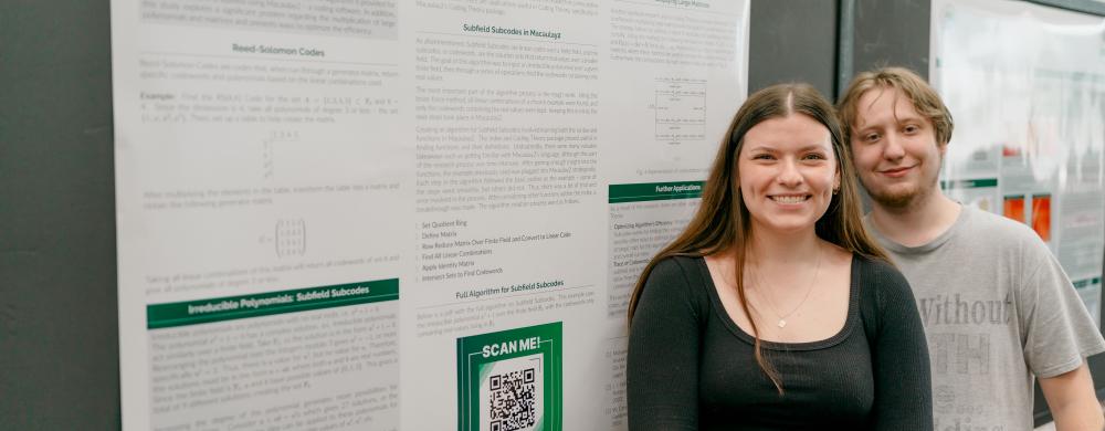 Poster Session highlights importance of Undergraduate research